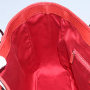 GUCCI GG Canvas Tote Bag Red 113017 Auth SW001V-19