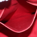 GUCCI GG Canvas Tote Bag Red 113017 Auth SW001V-11