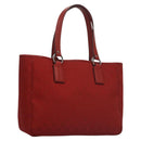 GUCCI GG Canvas Tote Bag Red 113017 Auth SW001V-1