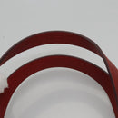 GUCCI GG Canvas Tote Bag Red 113017 Auth SW001V-8