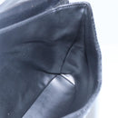 BALLY Quilted Hand Bag Leather Black Auth SW022-18