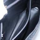 BALLY Quilted Hand Bag Leather Black Auth SW022-20