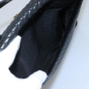 BALLY Quilted Hand Bag Leather Black Auth SW022-21