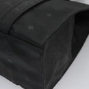 MCM Vicetos Logogram Shoulder Bag PVC Black Auth SW023-11
