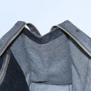 MCM Vicetos Logogram Shoulder Bag PVC Black Auth SW023-18