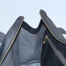 MCM Vicetos Logogram Shoulder Bag PVC Black Auth SW023-19