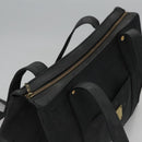 MCM Vicetos Logogram Shoulder Bag PVC Black Auth SW023-6