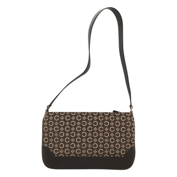 CELINE C Macadam Canvas Shoulder Bag Brown Auth SW036 - 0