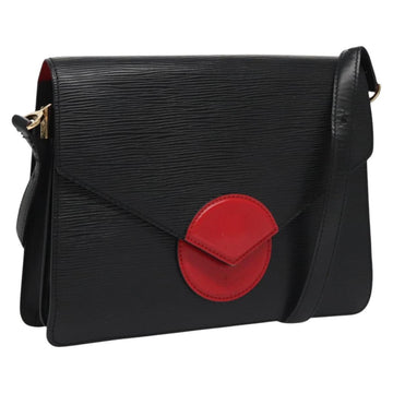 LOUIS VUITTON Epi Free Run Bicolor Shoulder Bag Red Black M52417 LV Auth SW055