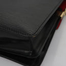 LOUIS VUITTON Epi Free Run Bicolor Shoulder Bag Red Black M52417 LV Auth SW055-14