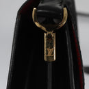 LOUIS VUITTON Epi Free Run Bicolor Shoulder Bag Red Black M52417 LV Auth SW055-15