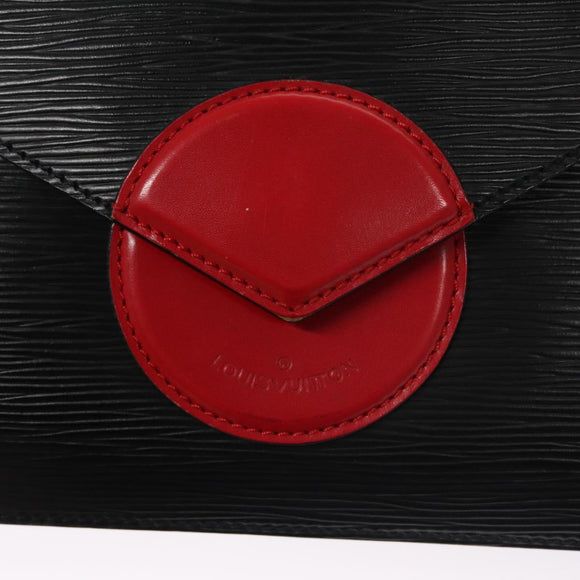 LOUIS VUITTON Epi Free Run Bicolor Shoulder Bag Red Black M52417 LV Auth SW055