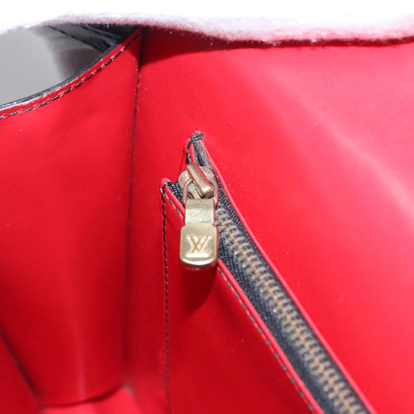 LOUIS VUITTON Epi Free Run Bicolor Shoulder Bag Red Black M52417 LV Auth SW055