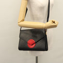 LOUIS VUITTON Epi Free Run Bicolor Shoulder Bag Red Black M52417 LV Auth SW055-25