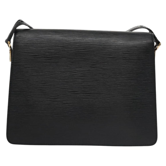 LOUIS VUITTON Epi Free Run Bicolor Shoulder Bag Red Black M52417 LV Auth SW055