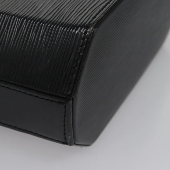 LOUIS VUITTON Epi Sac Saw Shoulder Bag 2way Black M80161 LV Auth SW056