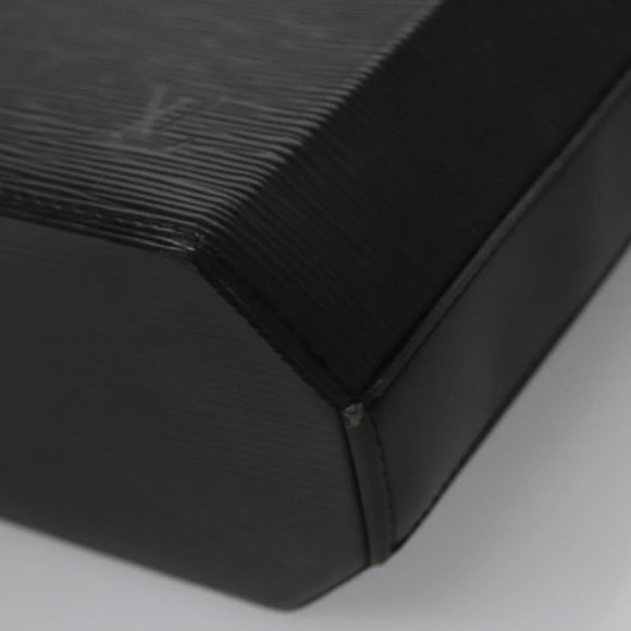 LOUIS VUITTON Epi Sac Saw Shoulder Bag 2way Black M80161 LV Auth SW056