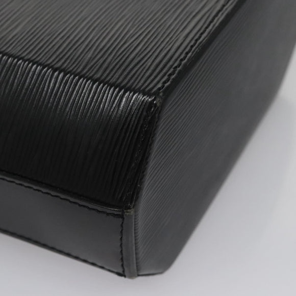 LOUIS VUITTON Epi Sac Saw Shoulder Bag 2way Black M80161 LV Auth SW056