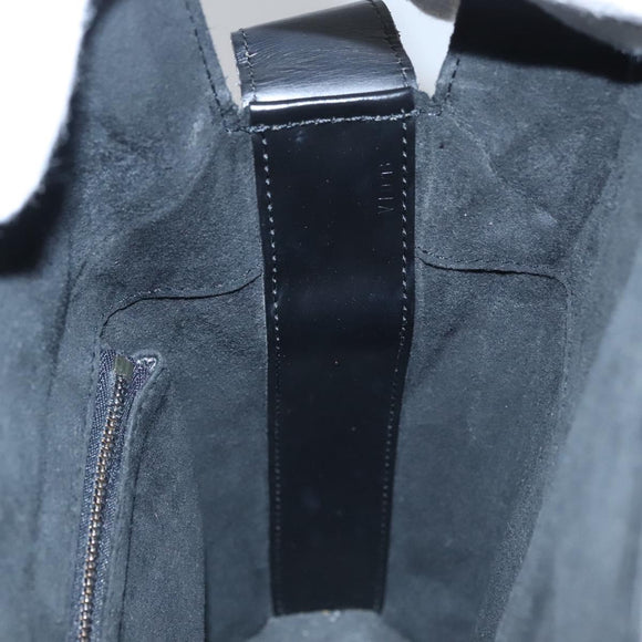 LOUIS VUITTON Epi Sac Saw Shoulder Bag 2way Black M80161 LV Auth SW056