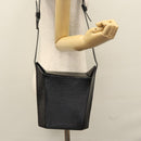 LOUIS VUITTON Epi Sac Saw Shoulder Bag 2way Black M80161 LV Auth SW056-21