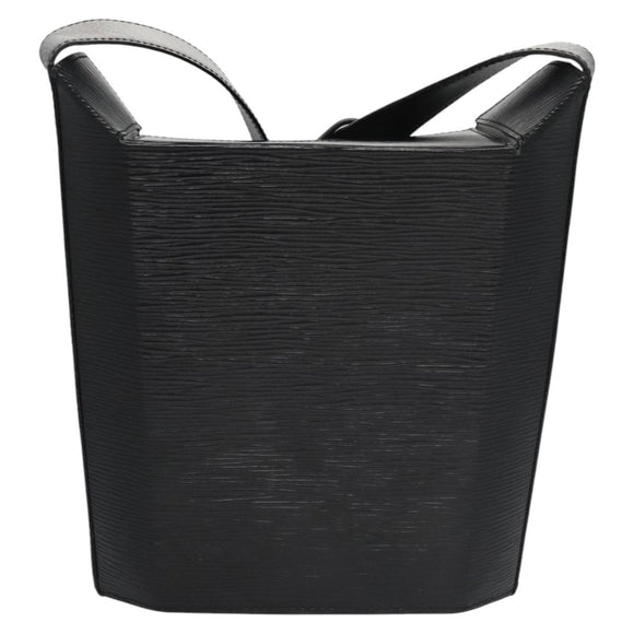 LOUIS VUITTON Epi Sac Saw Shoulder Bag 2way Black M80161 LV Auth SW056
