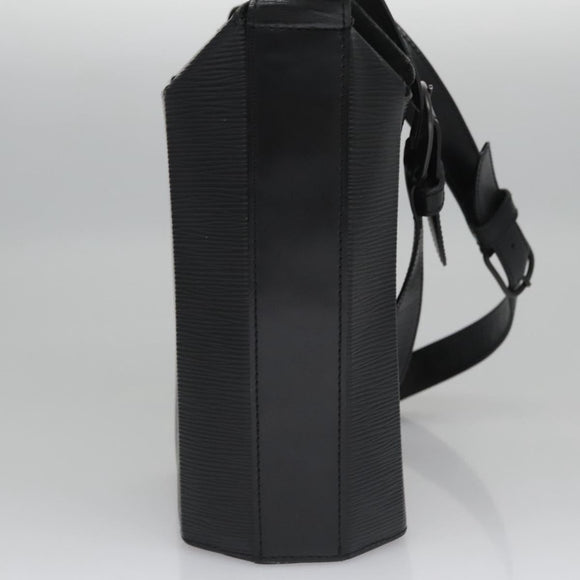 LOUIS VUITTON Epi Sac Saw Shoulder Bag 2way Black M80161 LV Auth SW056