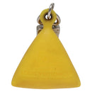 LOUIS VUITTON Charm metal Yellow LV Auth SW064-13