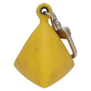 LOUIS VUITTON Charm metal Yellow LV Auth SW064-2