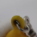 LOUIS VUITTON Charm metal Yellow LV Auth SW064-6