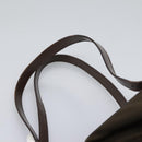 GUCCI Bamboo Backpack Nylon Brown Silver 003 1998 0030 Auth sw096-16