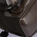 GUCCI Bamboo Backpack Nylon Brown Silver 003 1998 0030 Auth sw096-19