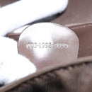 GUCCI Bamboo Backpack Nylon Brown Silver 003 1998 0030 Auth sw096-12