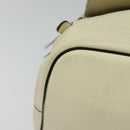 Chloe Fay Backpack Suede Leather Beige Gold Auth SW1000-10