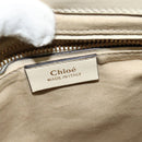 Chloe Fay Backpack Suede Leather Beige Gold Auth SW1000-16