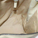 Chloe Fay Backpack Suede Leather Beige Gold Auth SW1000-18