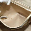 Chloe Fay Backpack Suede Leather Beige Gold Auth SW1000-20