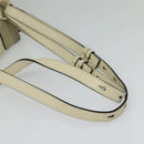 Chloe Fay Backpack Suede Leather Beige Gold Auth SW1000-7