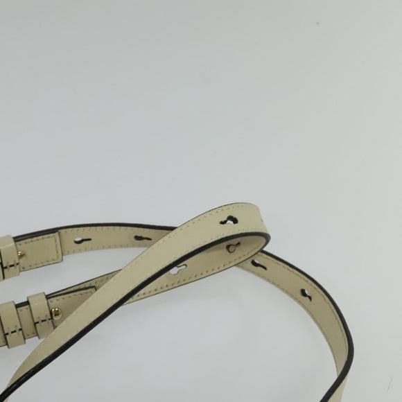 Chloe Fay Backpack Suede Leather Beige Gold Auth SW1000