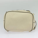 Chloe Fay Backpack Suede Leather Beige Gold Auth SW1000-9