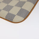 LOUIS VUITTON Damier Azur Etui Telephonne MM Cell Phone Case N60026 Auth SW1002V-15