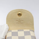 LOUIS VUITTON Damier Azur Etui Telephonne MM Cell Phone Case N60026 Auth SW1002V-9