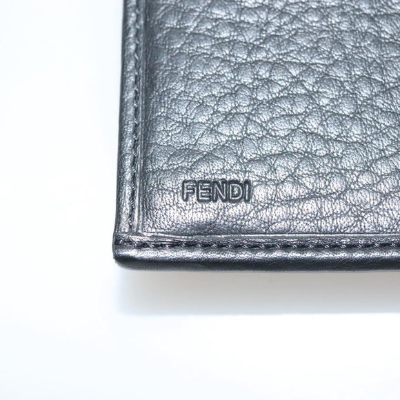 FENDI Zucca Canvas Long Wallet Black Auth SW1005
