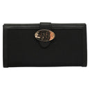 FENDI Zucca Canvas Long Wallet Black Auth SW1005-13