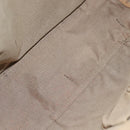 FENDI Zucchino Canvas Tote Bag Brown Gold Auth SW1006-11