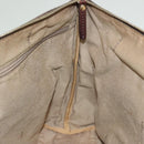 FENDI Zucchino Canvas Tote Bag Brown Gold Auth SW1006-18