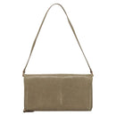 BALENCIAGA Wallet Giant Shoulder Bag Leather Beige 253055 Auth SW1009-2