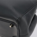 PRADA Hand Bag Leather Gray Auth SW1011-9