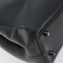 PRADA Hand Bag Leather Gray Auth SW1011-14