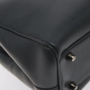 PRADA Hand Bag Leather Gray Auth SW1011-16