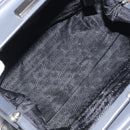 PRADA Hand Bag Leather Gray Auth SW1011-11